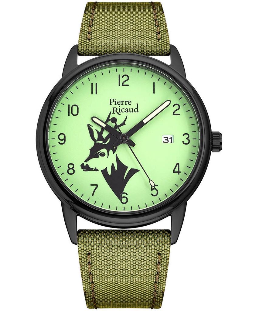 Pánské hodinky Pierre Ricaud P97234.B82OROQ zelené Obrázek produktu 