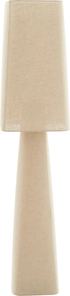 Lampadaire de Salon Mikko Naturel - Éclairage d'Angle Textile Zen E27
