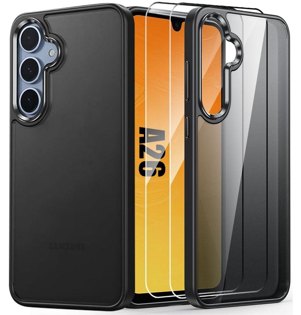 Coque + 2 Verres Trempés pour Samsung Galaxy A26 5G, Image du produit 