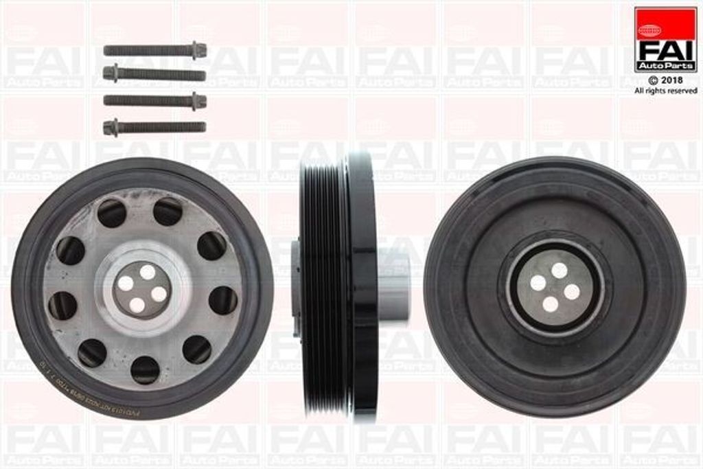 FAI AutoParts Riemenscheibensatz Kurbelwelle FVD1013K für BMW 3 Touring (E91) 162mm