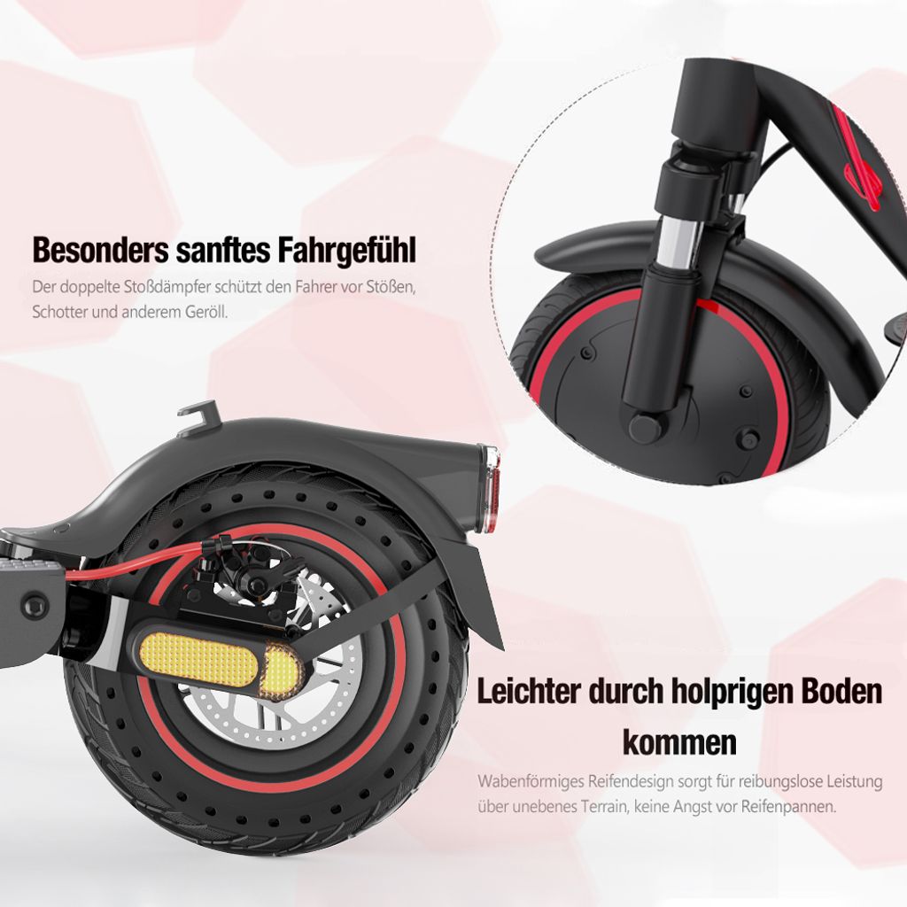 E-Scooter (ABE) mit Straßenzulassung (eKFV) Klappbar Produktbild 5
