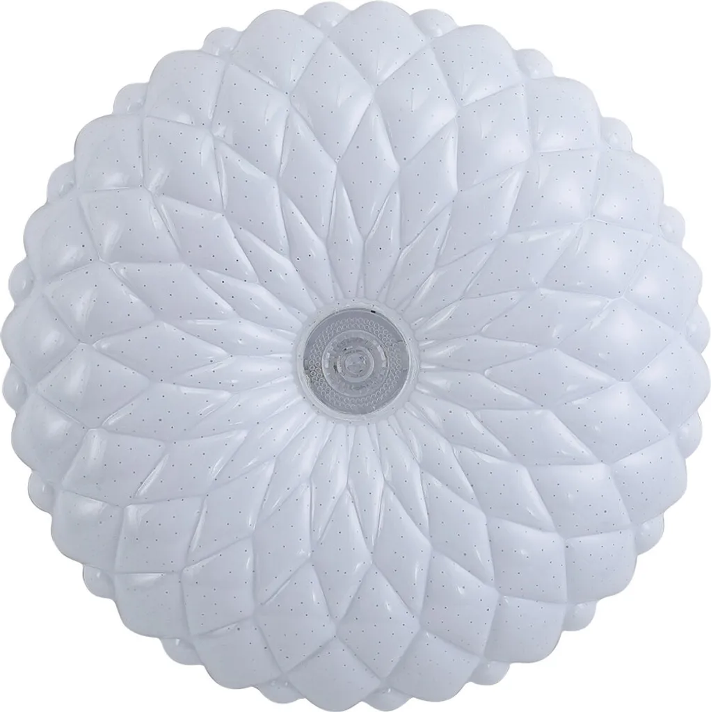 Plafonnier LED Italux AURIS 48W fleur de lotus blanc rond Ø48cm salon