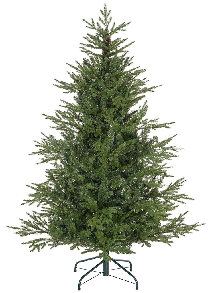 HOMCOM künstlich Weihnachtsbaum 150cm Christbaum mit 1724 Spitzen, Metallständer