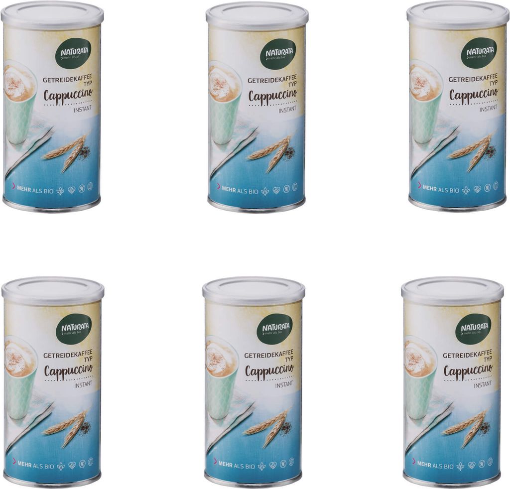Naturata Cappuccino, Getreidekaffee, instant (6 x 175 gr)