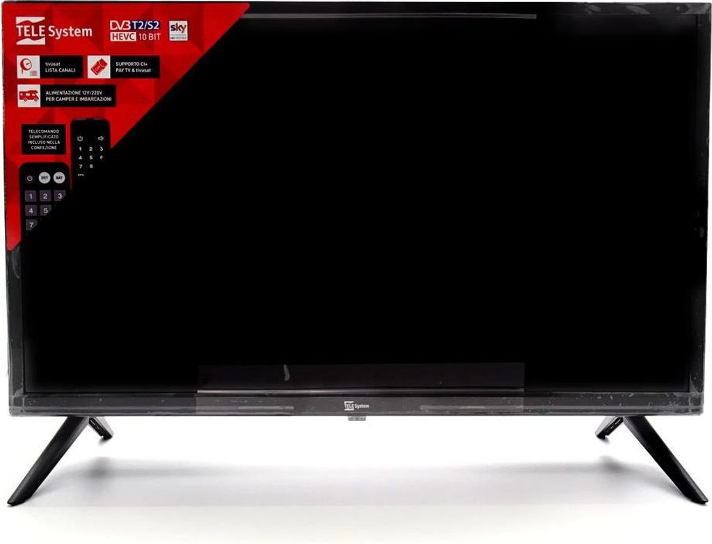 24-Zoll-TELE-System PALCO LX1 LED HD HEVC-Fernseher