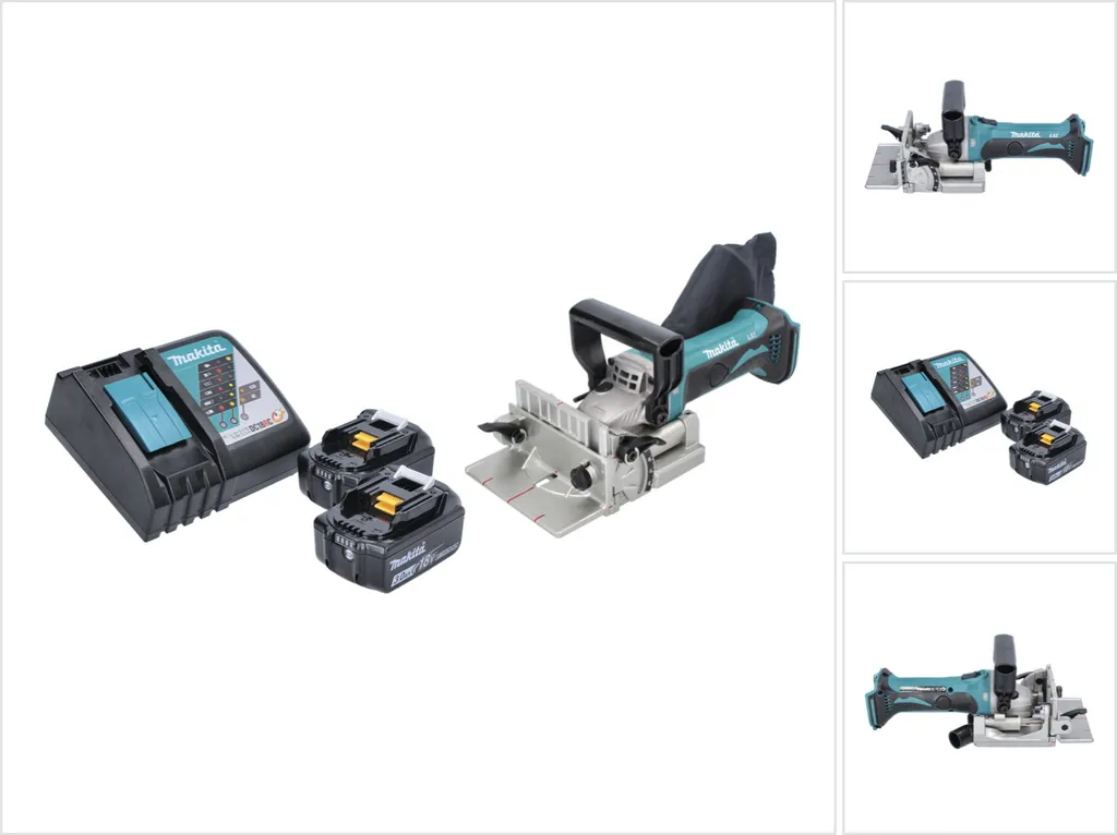 Fraiseuse à lamelles sans fil Makita DPJ180 18V 100mm pack complet 3,0Ah