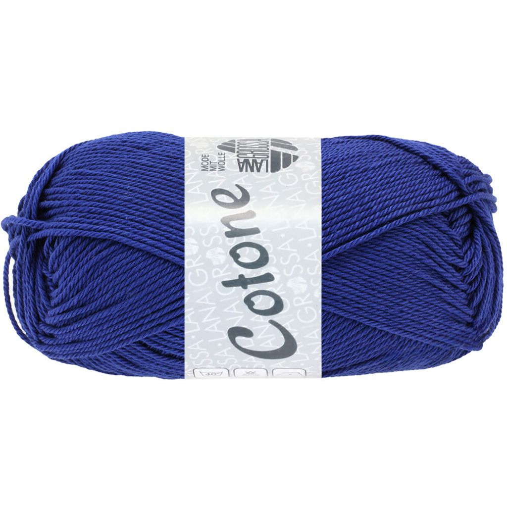 Lana Grossa - Cotone 0012 royal Produktbild 