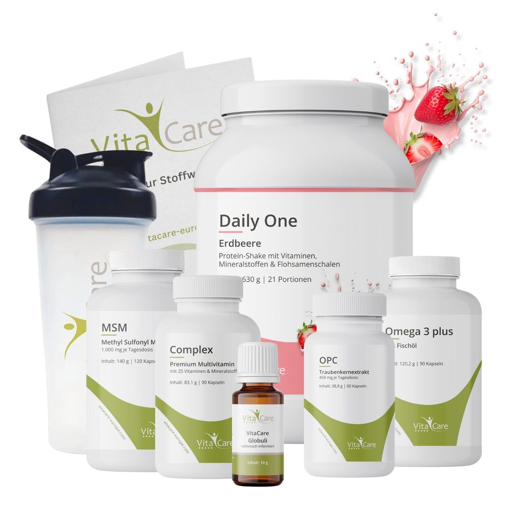 VitaCare 21-Tage Stoffwechsel-Kur Paket Erdbeere, Produktbild 