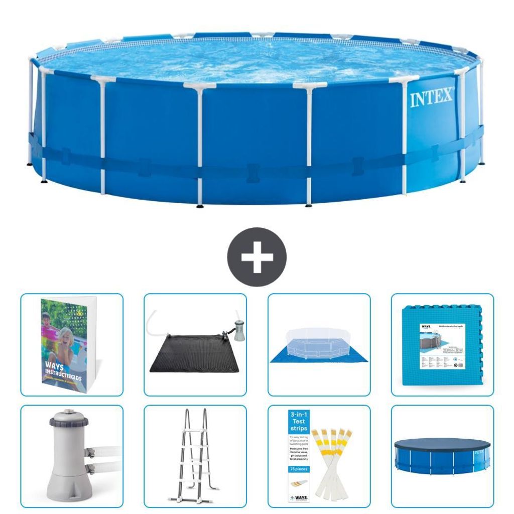 Frame Pool Rund - 457x122 cm - 9-teilig S621