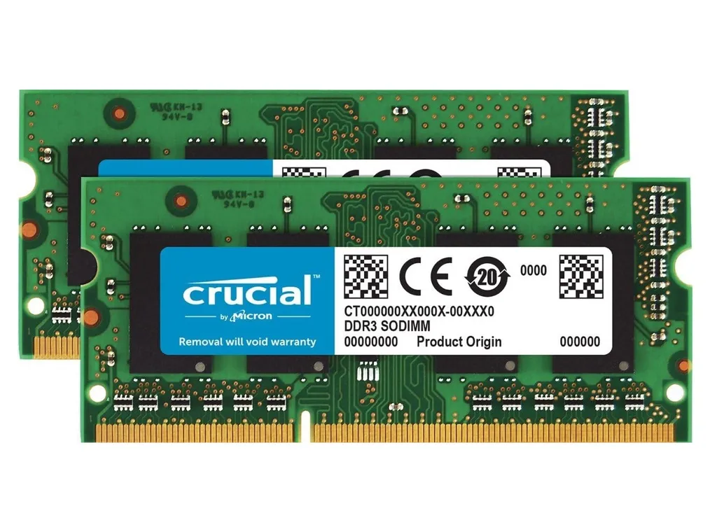 Mémoire RAM PC portable Crucial DDR3 16Go pour multitâche et bureau