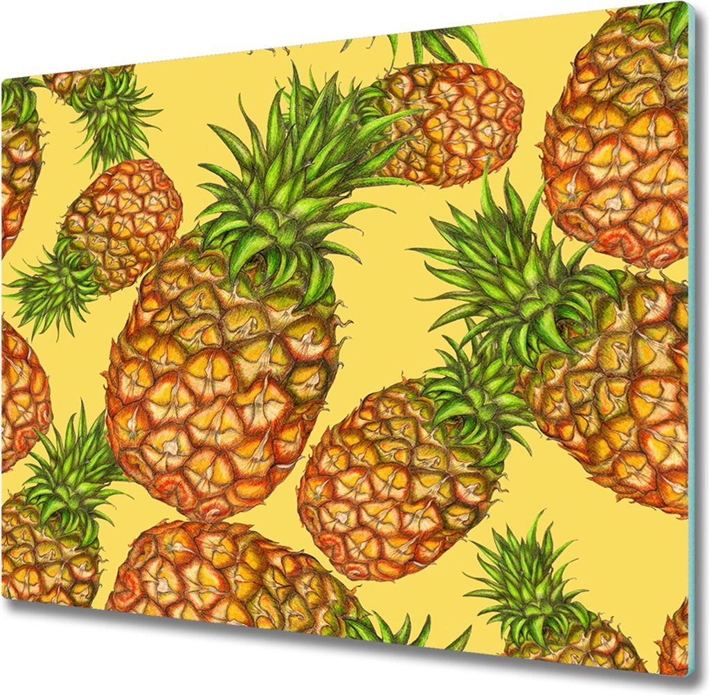 Glas Herdabdeckplatte 60x52 cm Spritzschutz Produktbild 