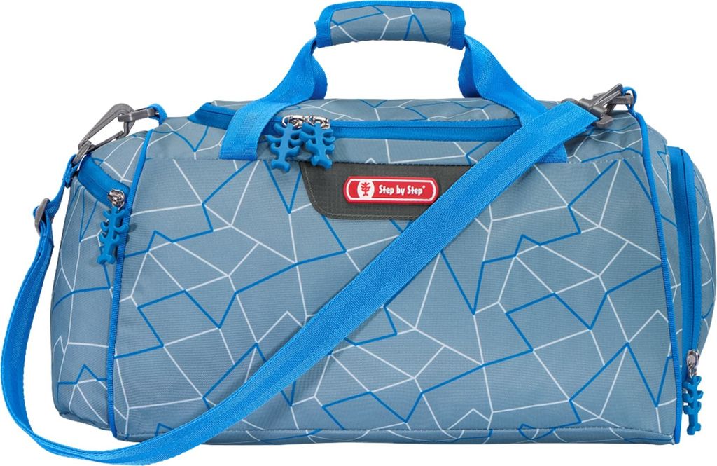 A studio shot of a duffel bag.