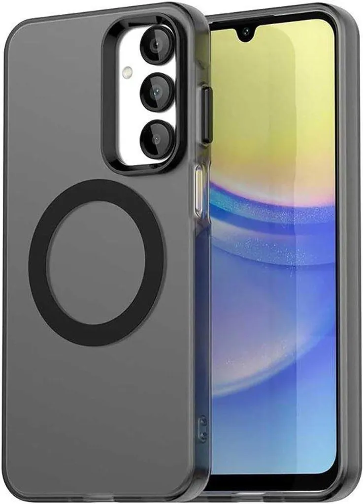 Étui magnétique noir pour Samsung Galaxy A16 5G, protection antichoc