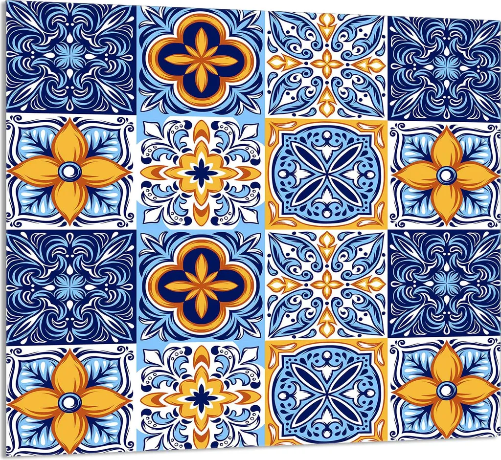 Copri Piano Cottura Vetro 65x60 Mosaico | Tagliere e Protezione Extra