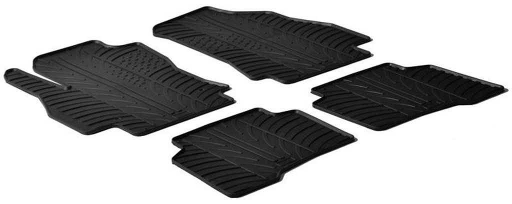 Gummi-Autoteppiche Gledring Fiat Fiorino 2008-2021 (5 Sitze)