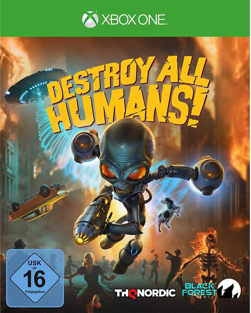 THQ Destroy all Humans!, Xbox One, T (Jugendliche) Produktbild 