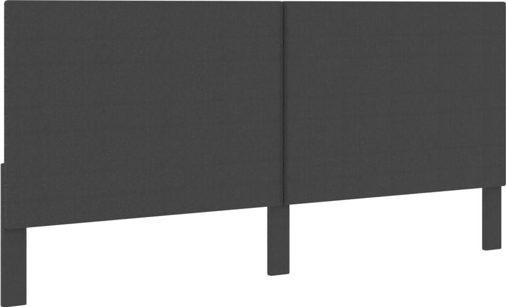 vidaXL Kopfteil Dunkelgrau Stoff 200×200 cm