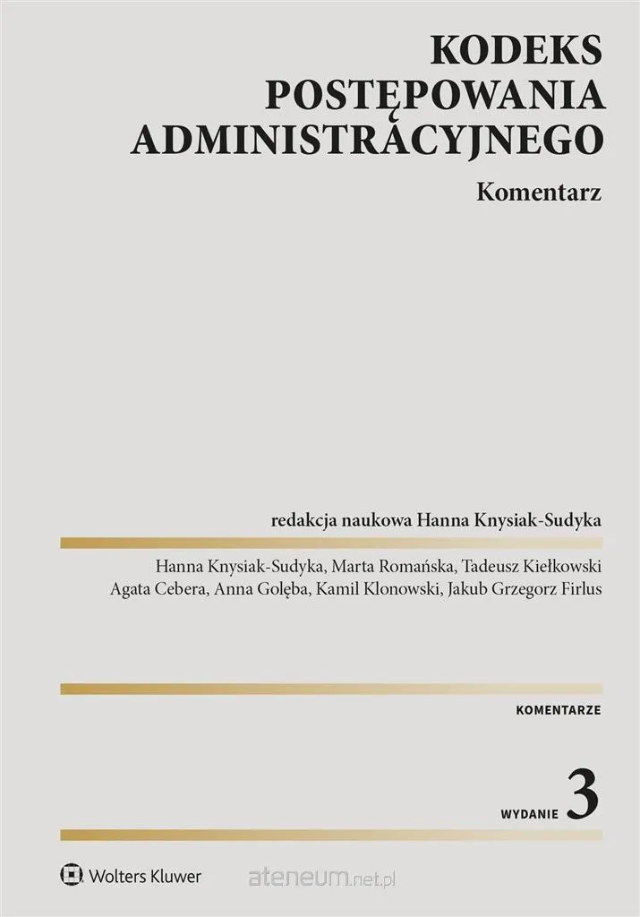 Kodeks postępowania administracyjnego w.3 - Guide juridique complet
