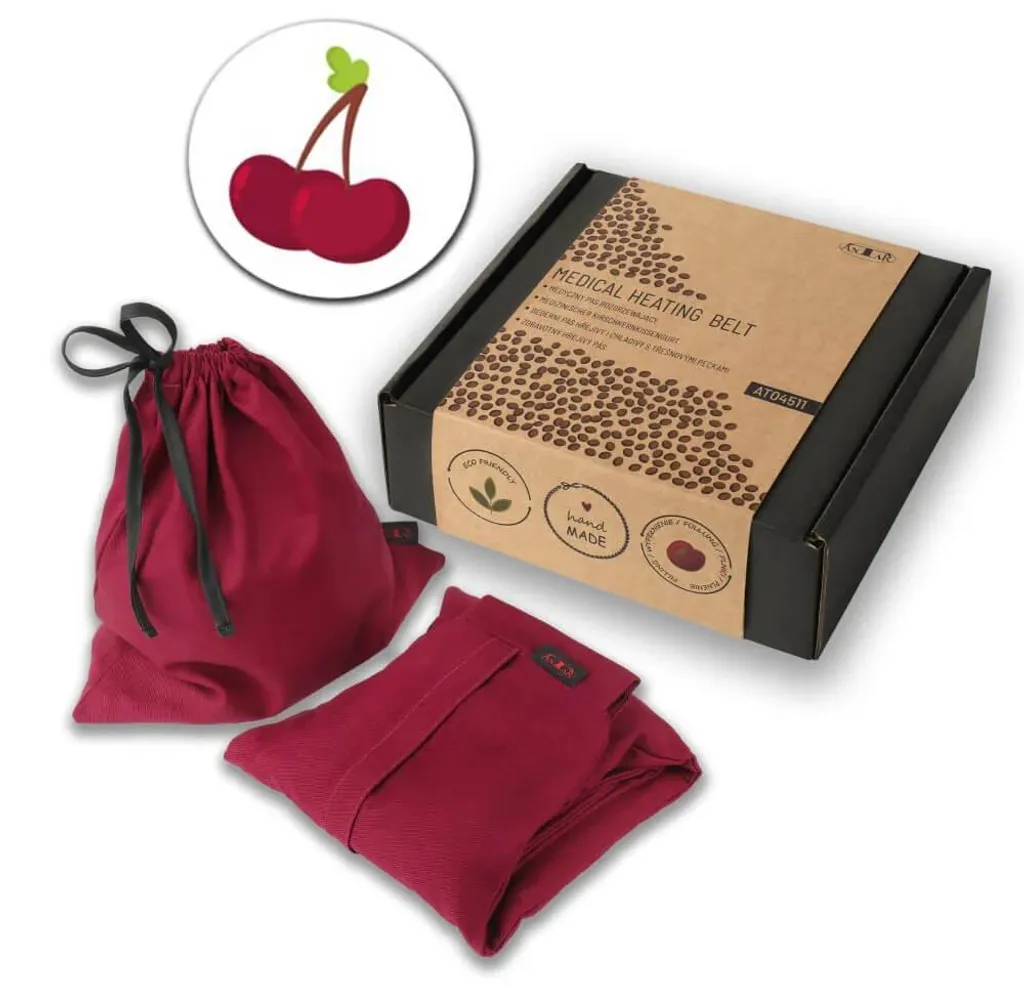 Ceinture Chauffante à Noyaux de Cerise AT04511 - Soulagement Bas du Dos