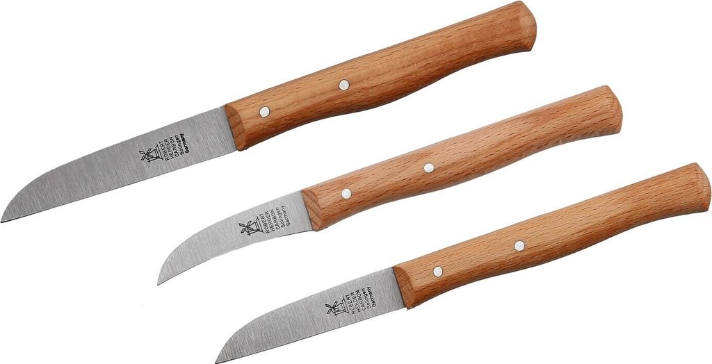 Windmühlen Gemüsemesser Buche 3er-Set Produktbild 