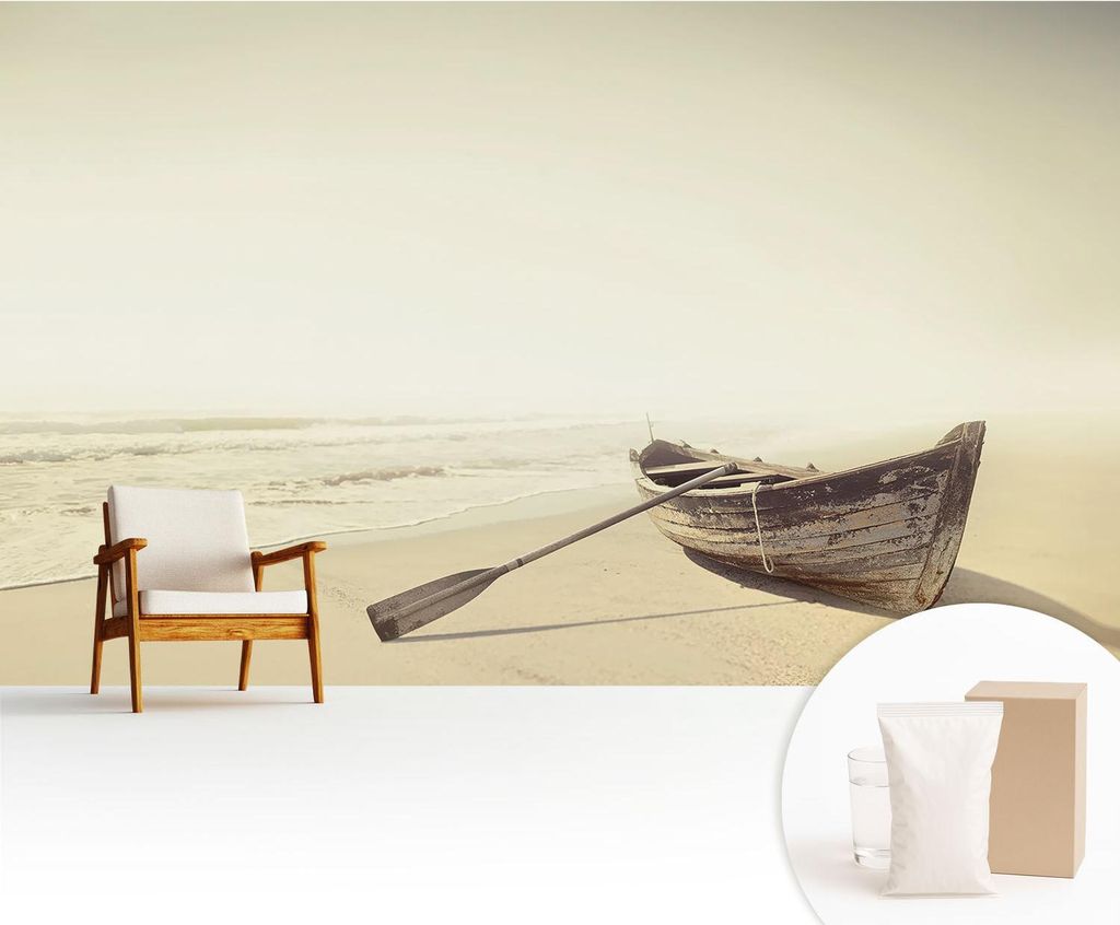 Fototapete - 416x254 cm - Tapete - Wandtapete - Wandbilder - Dekofolie - Tapete Folie - Wand - Dekoration - Wohnzimmer - Ruhe am Meer