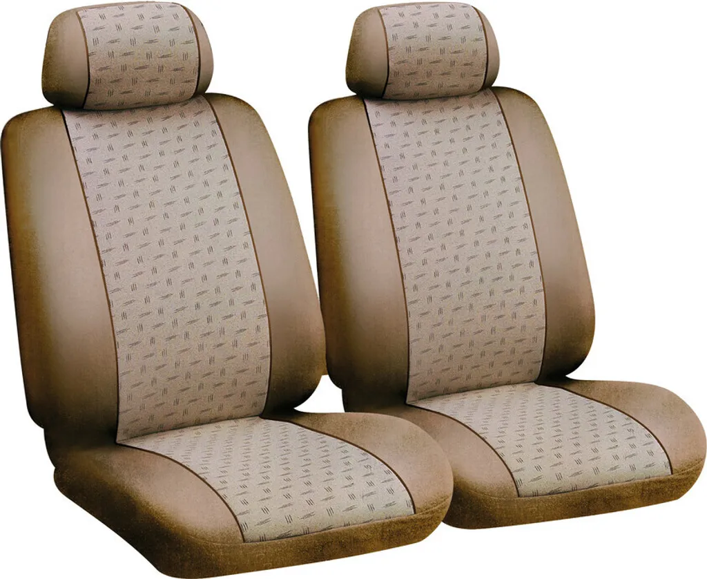 Coprisedili Anteriori Lampa Universali Jacquard Beige - Alta Resistenza
