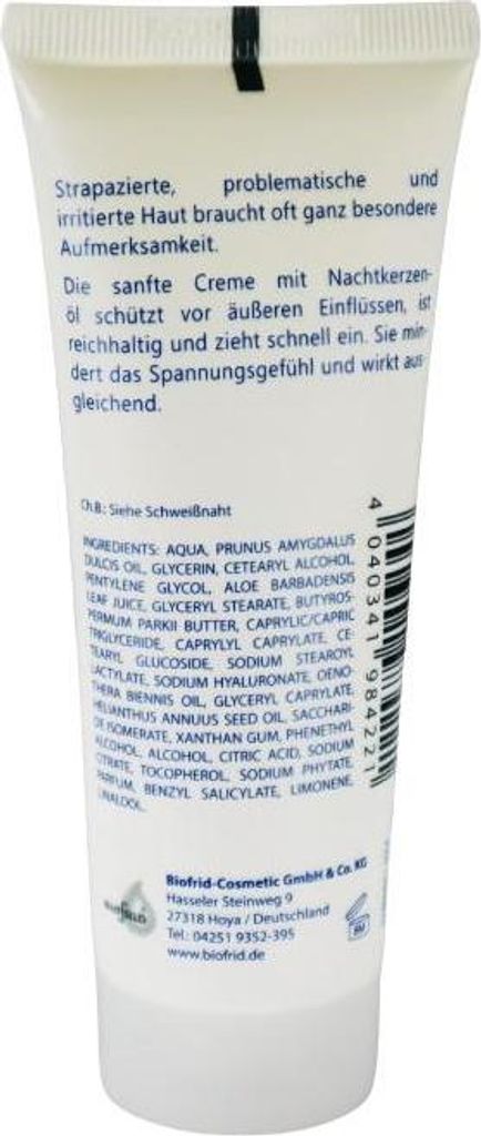 Nachtkerzen Creme Naturkosmetik 75 ml