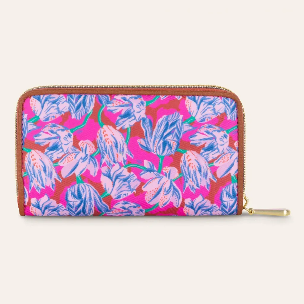 Porte-monnaie compact Oilily Zana Tulipy rose - Ne perdez plus votre monnaie - 6