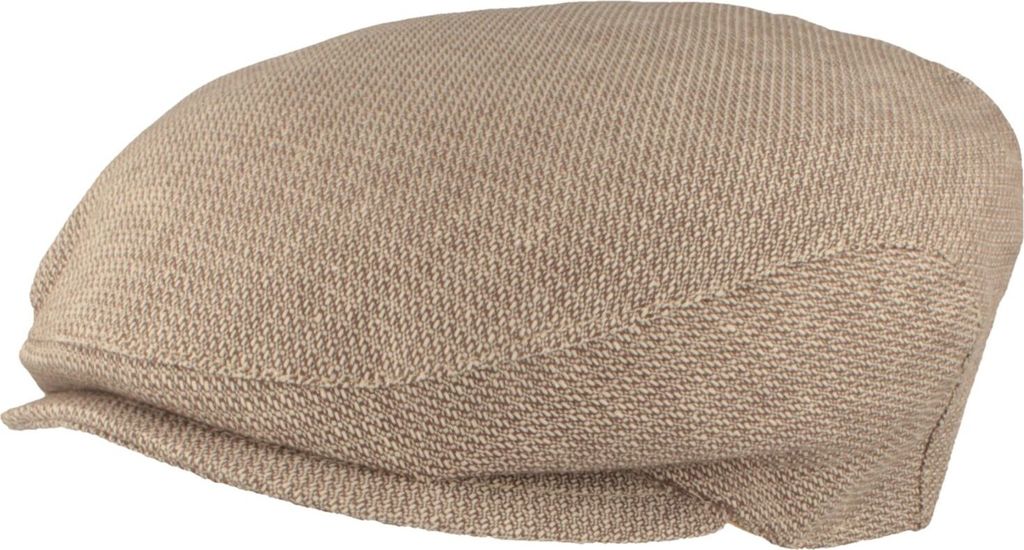 Einteilige Sommer Schirmmütze Strukturstoff von Hut-Breiter, beige, Gr. 56