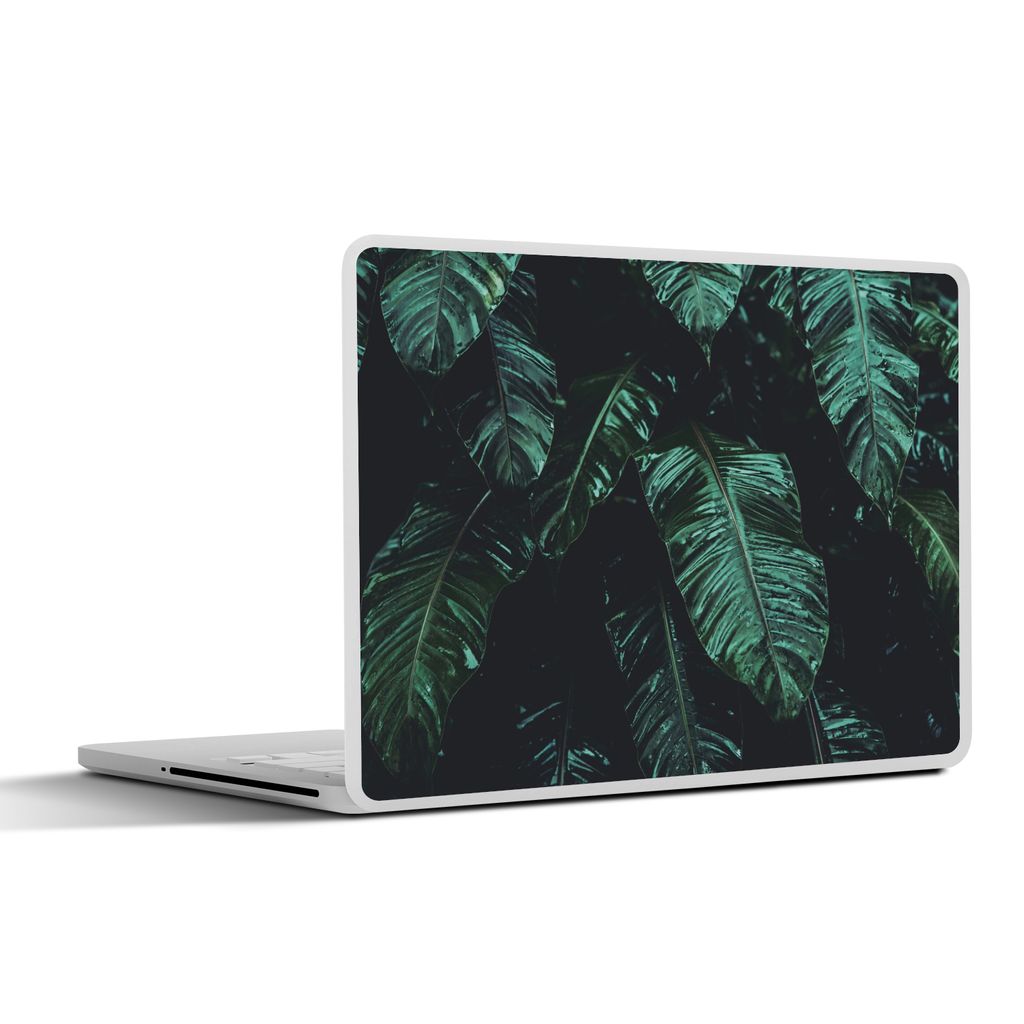 MuchoWow Laptop Aufkleber Sticker Cover Dschungel - Palme - Blätter - Tropisch 30x21 cm - Sticker für Laptop - Selbstklebend