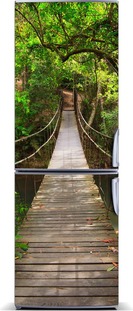 Tulup Kühlschrankdekoration - Magnetmatte - 70 cm x 190 cm - Magnet auf dem Kühlschrank - Hängebrücke