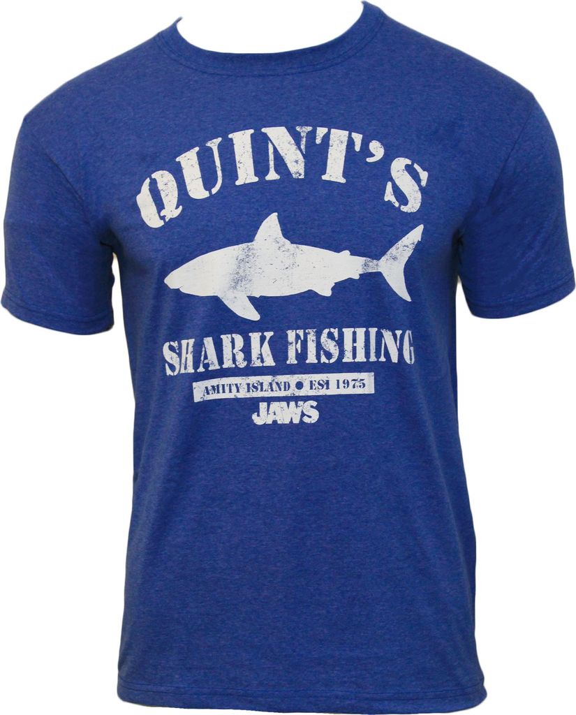 Jaws - "Quints" T-Shirt für Herren/Damen Uni HE577 (S) (Blau)