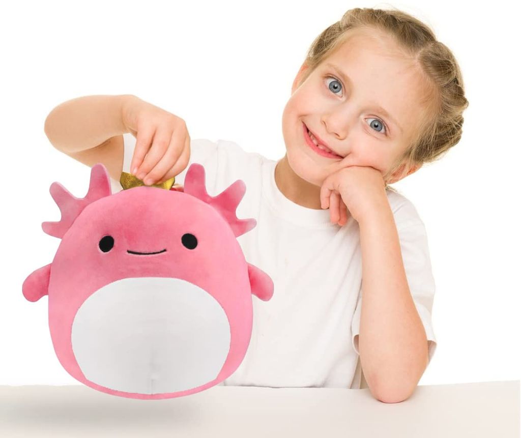 Axolotl Plüsch Stofftier Kuscheltier Kinder Spielzeug 30 cm 