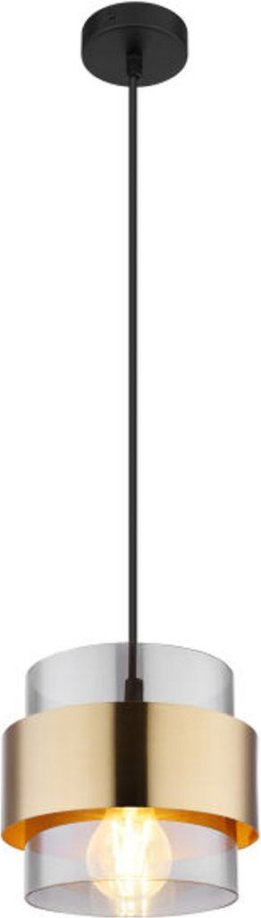 Globo Lighting|Lampada a sospensione in metallo nero, 1x Immagine del prodotto 