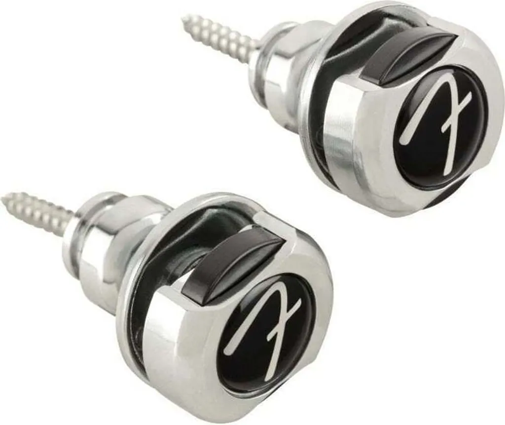 Fender Infinity Strap Locks Chrome - Empêchez votre Sangle de se Détacher