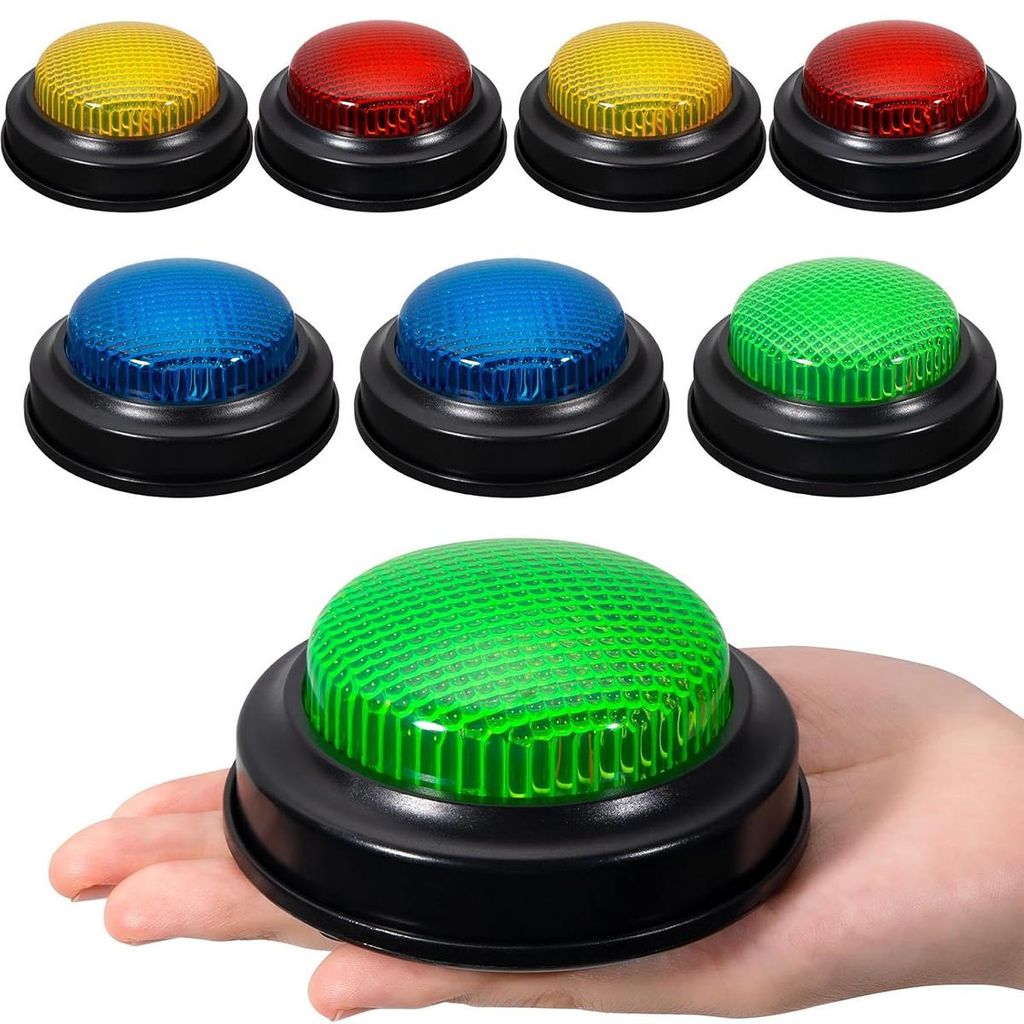 8er-Pack Buzzer für Quizspiele,Family-Duell-Buzzer mit Produktbild 