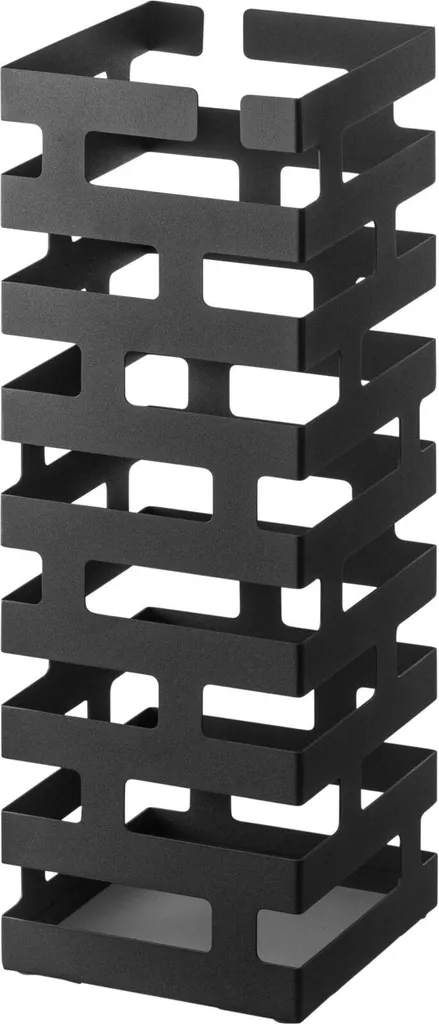 Yamazaki Porte-parapluies BRICK en Métal Noir Design Moderne 15x43cm
