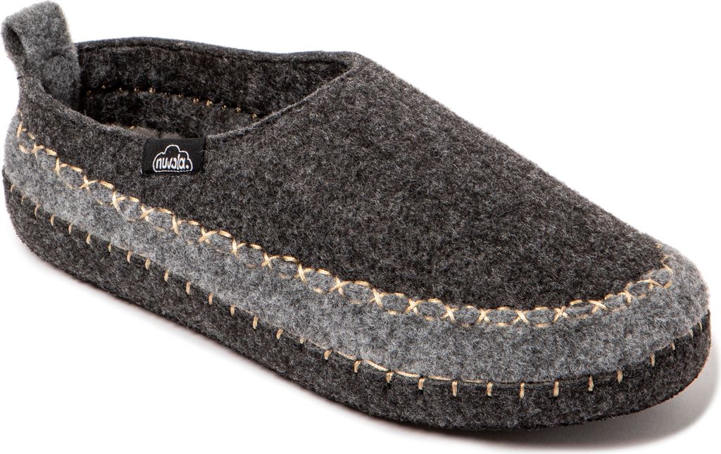 NUVOLA. Hausschuhe Herren Damen rutschfester Sohle warm gepolstert bequem grau 39 - UBRAN