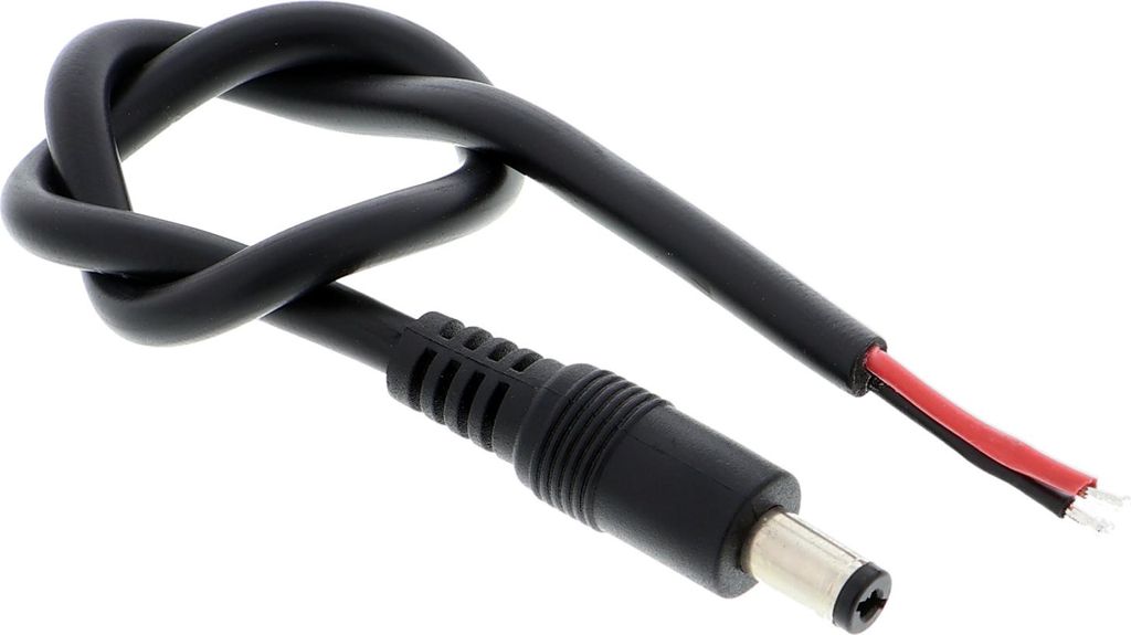 Kabel mit DC Stecker Männlich 5,5mm x 2,1 mm Produktbild 