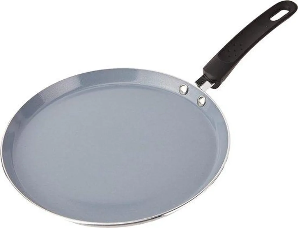 Support de cuisson induction 24cm en aluminium et acier noir et bleu