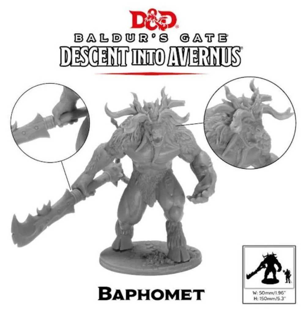 Figurine Baphomet Donjons & Dragons Descente dans Avernus