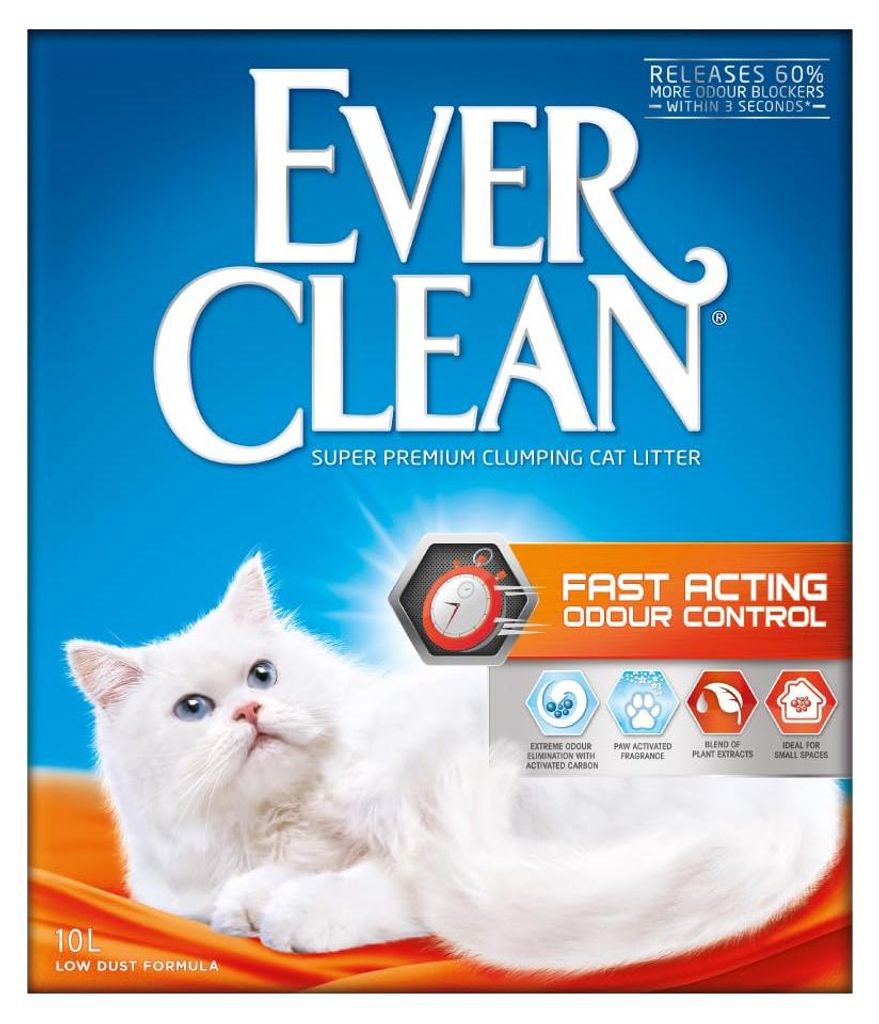 Ever Clean Katzenstreu schnelle Geruchsbekämpfung 10L mit Duftstoffen