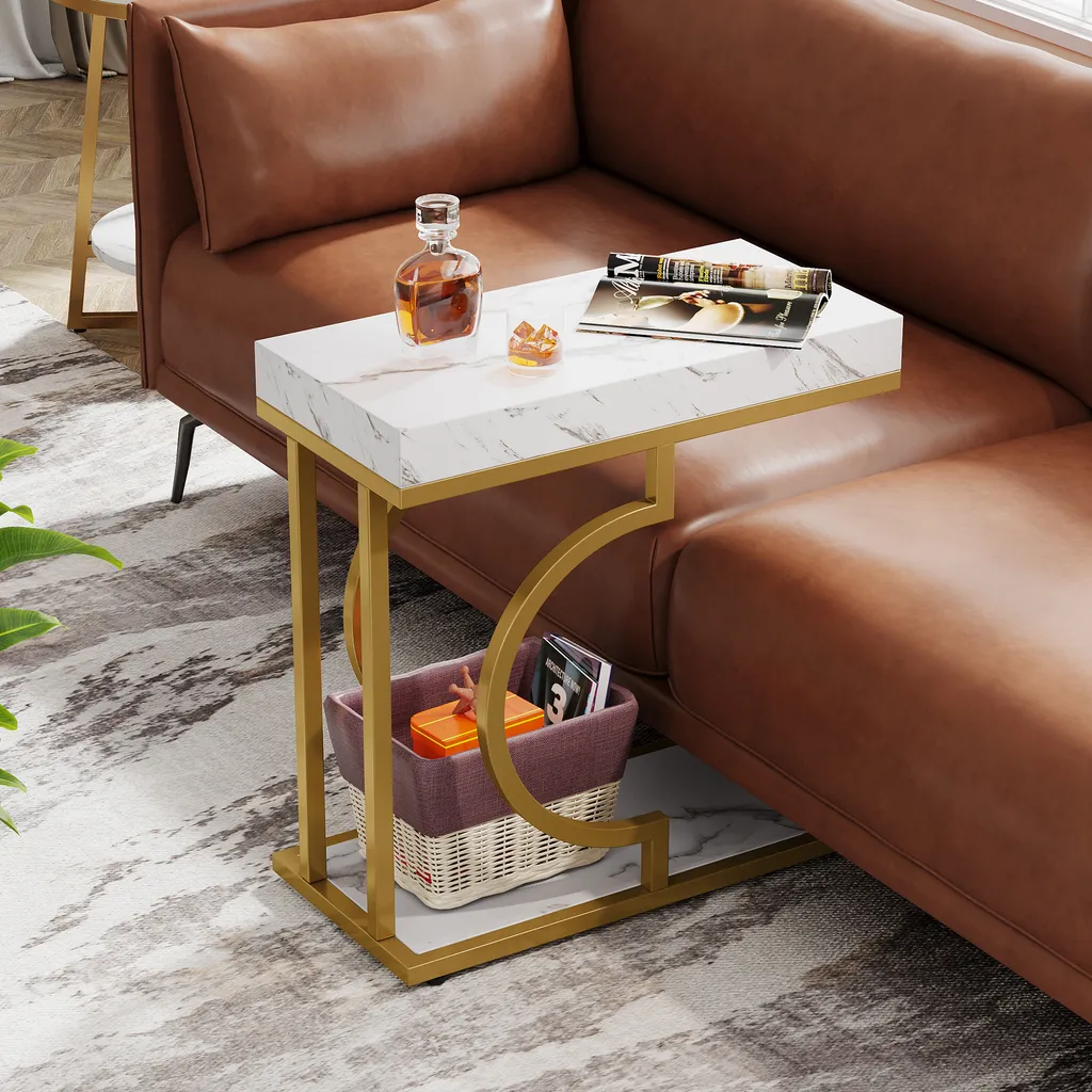 Petite table d'appoint pour petit espace, Solution gain de place en C
