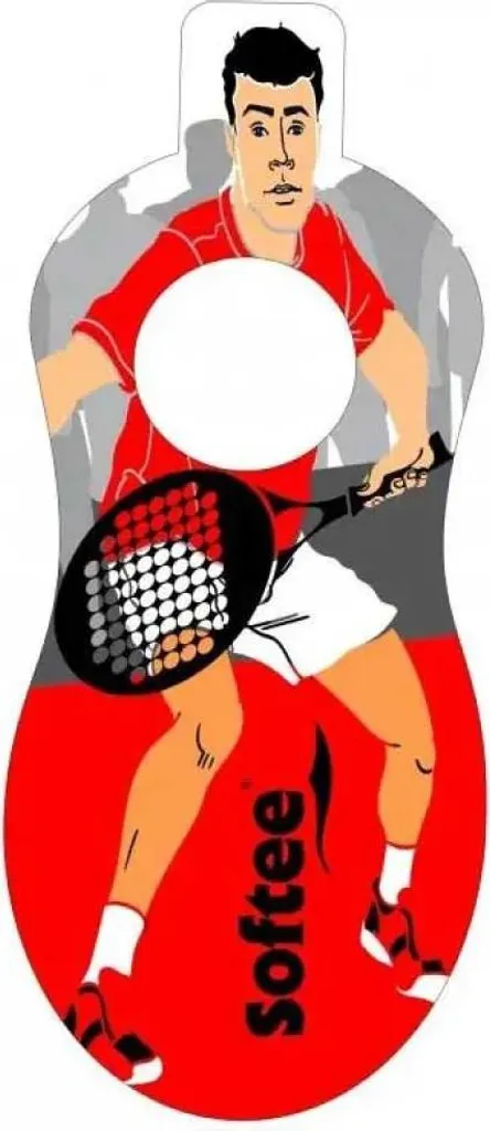 Joueur gonflable tennis Softee multicolore pour école de sport - 2