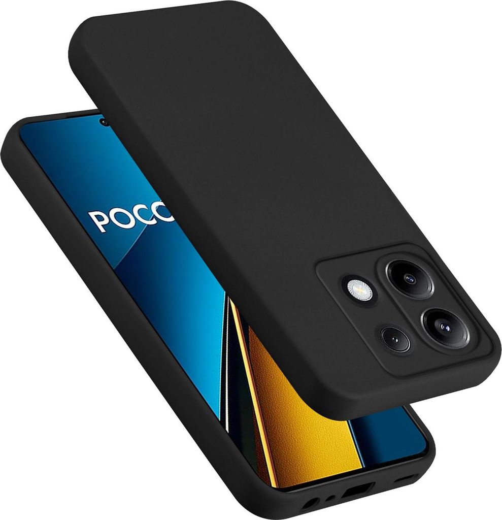 Cadorabo Hülle für Xiaomi Poco X6 Hülle Silikon Handyhülle Case aus flüssigem Silikon, Kratzfeste und stoßfeste Schutzhülle für Xiaomi Poco X6