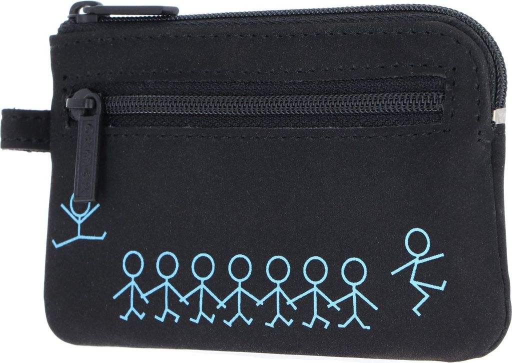 oxmox Schlüsselmäppchen New Cryptan Keyholder Jumping Jack 2.0 Print Cyan Black schwarz