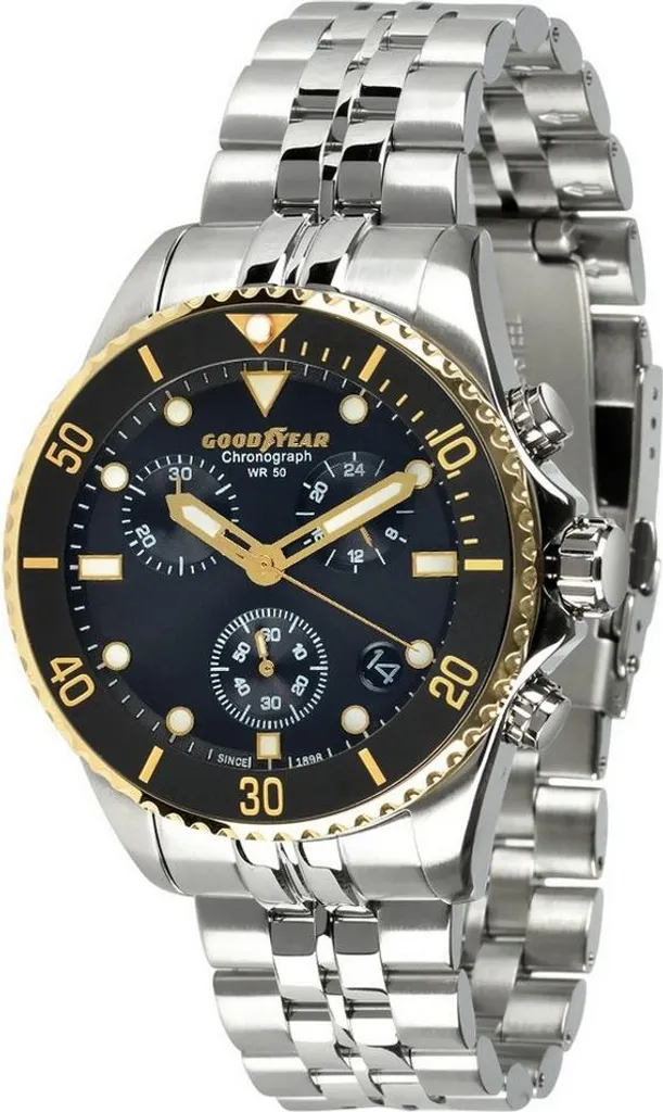 Montre Quartz Goodyear G.S01256.02.04 avec Cadran Analogique Lumineux