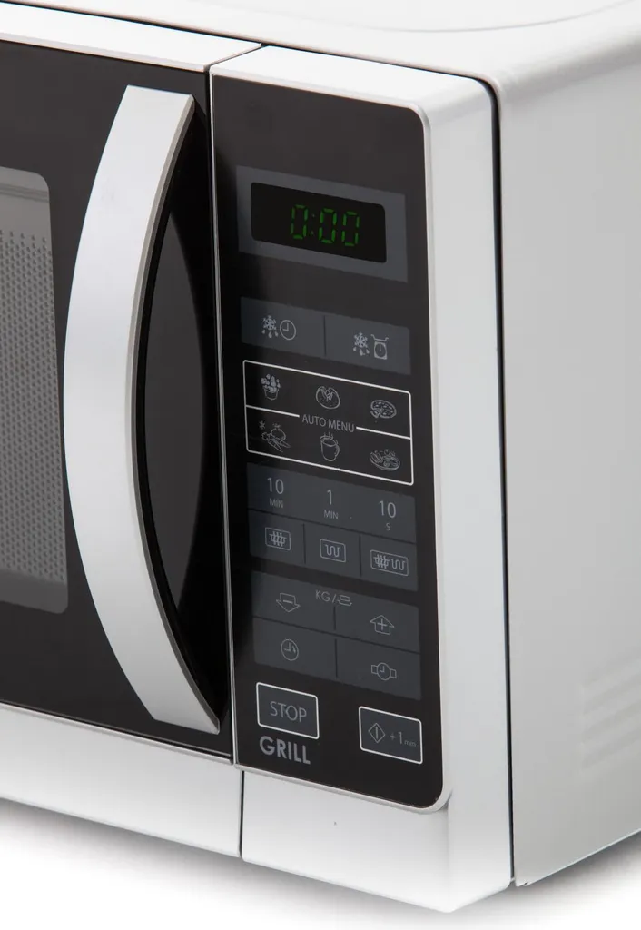 Micro-ondes Combiné Grill Sharp R642IN 20 Litres Argenté Haute Précision