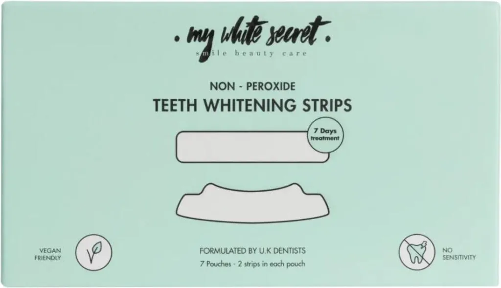 Blanchir les dents à la maison : Bandes blanchissantes cure de 7 jours