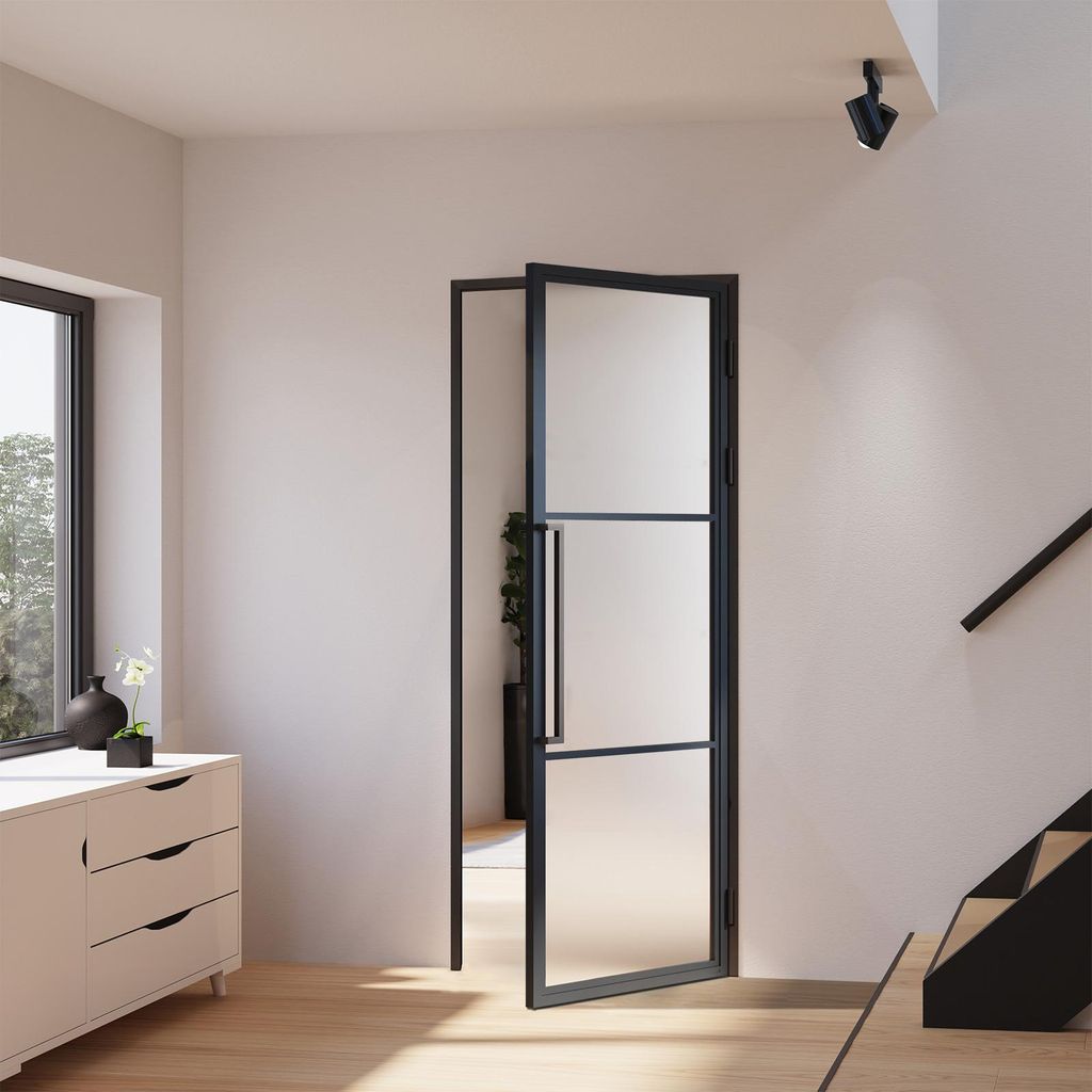 inova Loft-Glastür 834 x 1972 mm, DIN Rechts, 3 Felder Produktbild 
